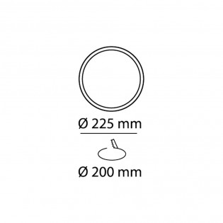 Downlight Led 30W  Redondo Kaju Cuero