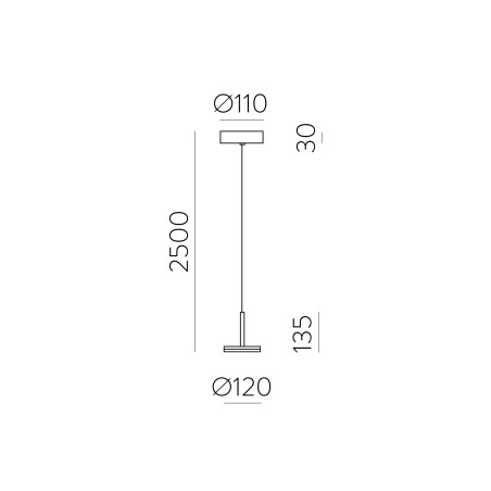Lampe de plafond LED Corvus (7.5W)