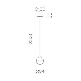 Lampe de plafond LED Custo (5W)