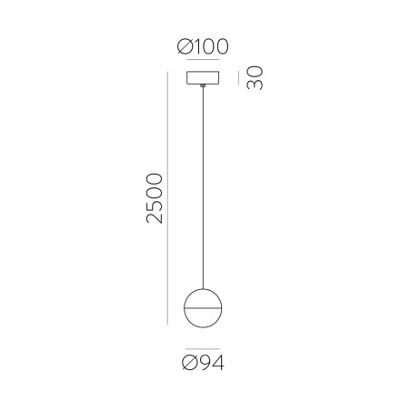 Lampe de plafond LED Custo (5W)