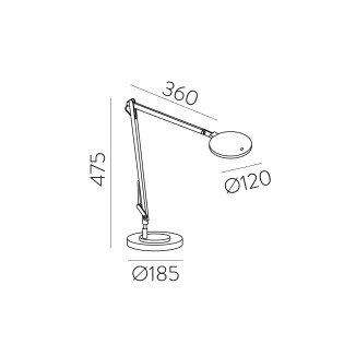 Lampe de bureau LED Luxa (11W)