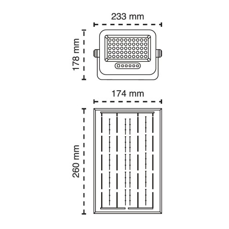 Projecteur solaire LED Neo IP65 7CCT (100W)