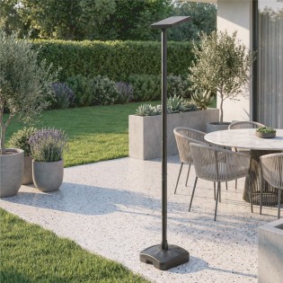 Lampadaire solaire LED Lanterne IP65 CCT (25W)