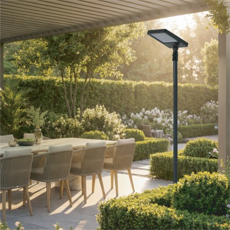 Lampadaire solaire LED Lanterne IP65 CCT (25W)