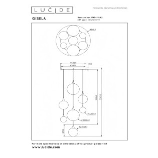 Lampe de plafond LED Gisela Dim (42W)