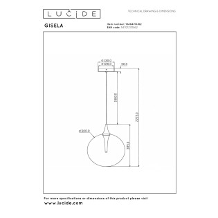 Lampe de plafond LED Gisela Dim (9.4W)