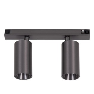 Spot LED monophasé pour rail Bixx Linial Smart 48V (2x8W)