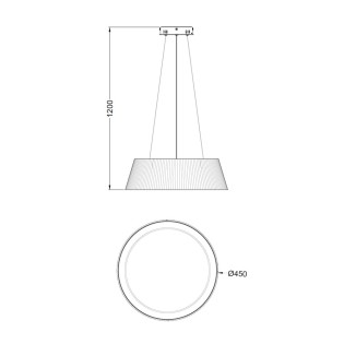 Suspension LED Meldo CCT Dim Smart (60W)