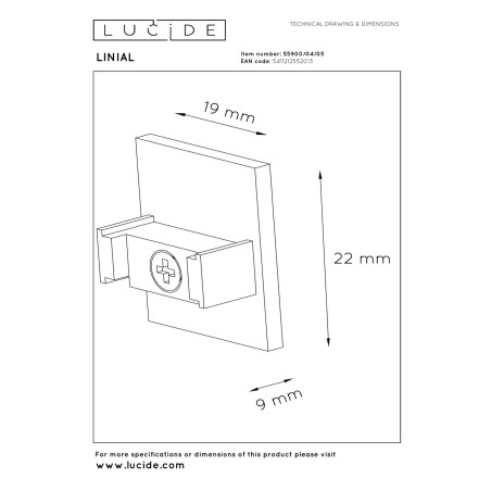 Capuchon final pour rail Linial (Set de 2)