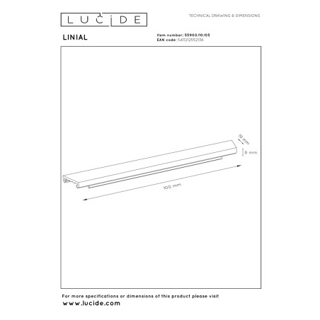 Couverture pour rail Linial