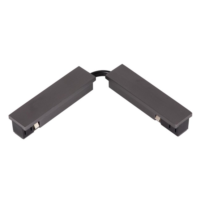 Connecteur flexible pour rail Linial Chrome noir