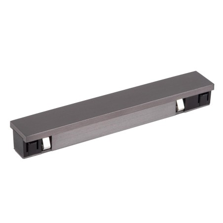 Connecteur droit pour rail Linial Chrome noir