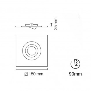 Empotrable Led Iceberg (2,4W)