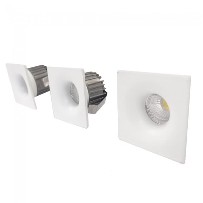 Kit 3 Focos Cuadrados Cob Led Kit 3 Focos Cuadrados Cob Led