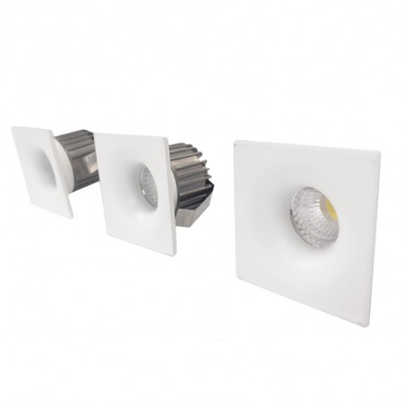 Kit 3 Focos Cuadrados Cob Led