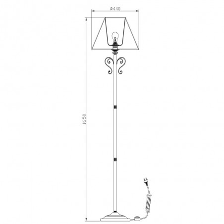 Lampadaire Vintage