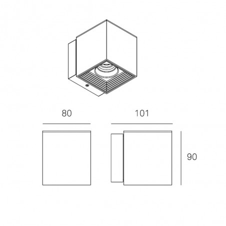 Applique MLN Dau LED (10W)