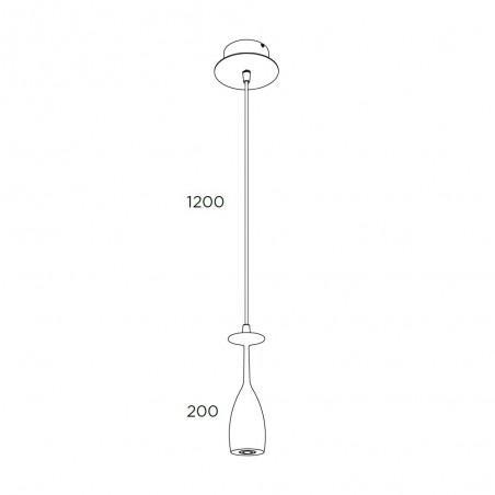 Lampe de suspension LED Brindis (5W)