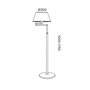 Lampadaire Americana II