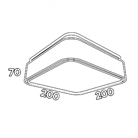 Plafonnier LED Arcos (22 - 34W)