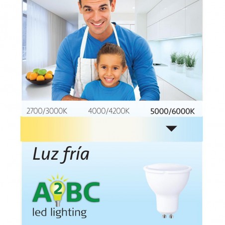 mpoule LED GU10 6W (lumière froide)