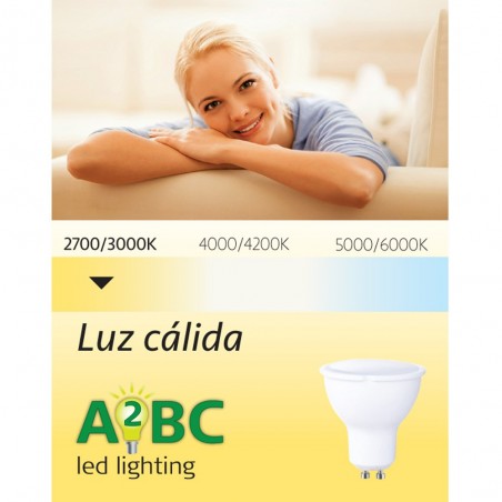 Ampoule LED GU10 8W (lumière chaude)