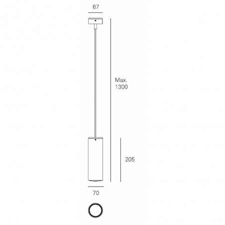 Lampe de suspension Kronn