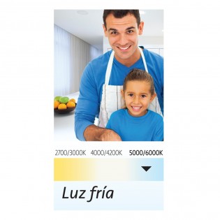 Pack 5 x Ampoule LED A2BC Voile E14 6W (lumière froide)