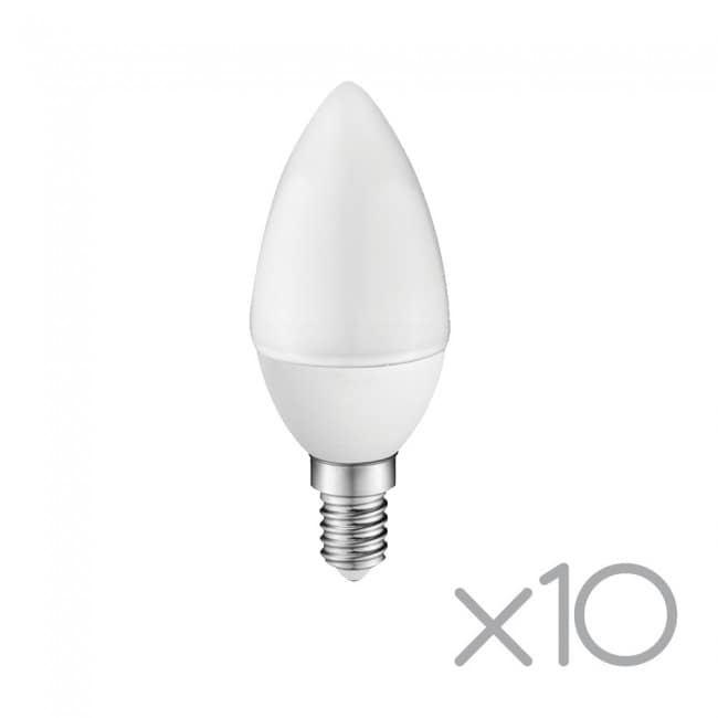 Pack 10 x Bombilla A2BC LED C30 E14 6W - 4000ºK Pack 10 x Bombilla A2BC LED C30 E14 6W - 4000ºK