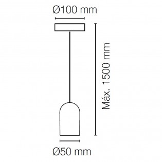Lampe de suspension Makami II