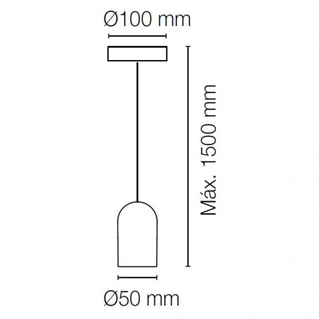 Lampe de suspension Makami II