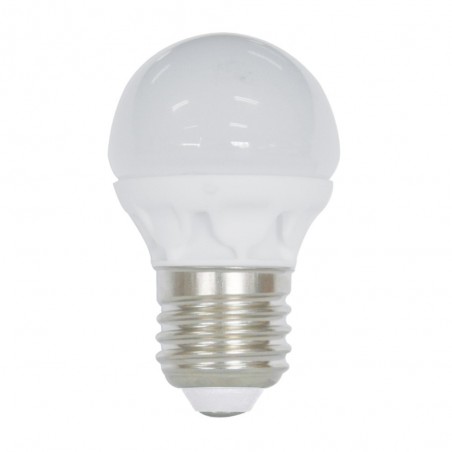 Bombilla LED Esférica Cerámica E27 Luz fría (5.2W)