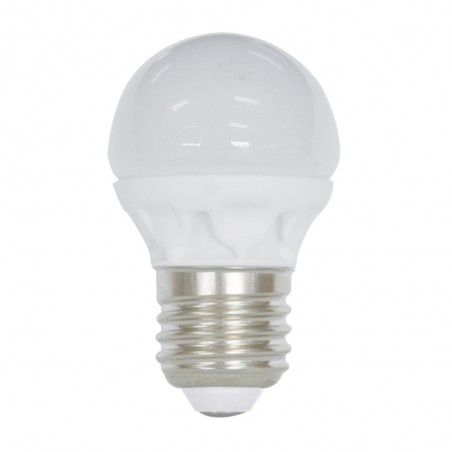 Bombilla LED Esfeérica Cerámica E27 Luz cálida (5.2W)