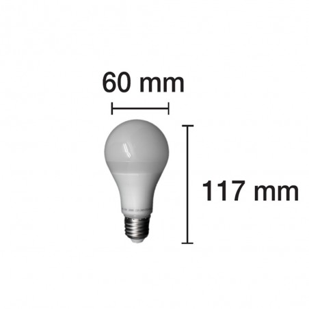 Bombilla Standard LED E27 Luz fría (10W)