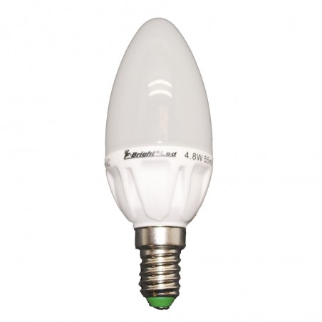 Bombilla LED Vela cerámica E14 luz fría (5.2W)