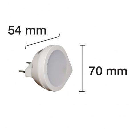 Piloto LED con sensor crepuscular (0.4W)