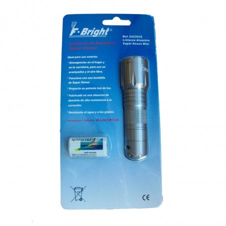 Linterna aluminio super xenon mini