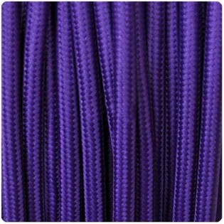 Cable tissu violet