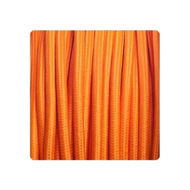 Cable tissu orange