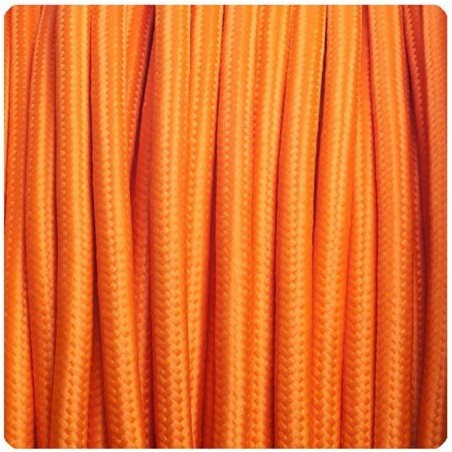 Cable tissu orange
