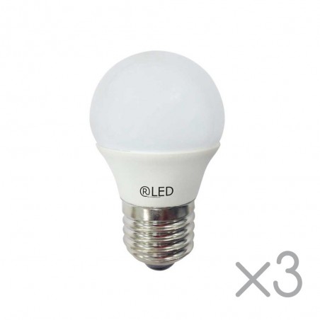 Pack 3 ampoules E27 chaude (5.2W)