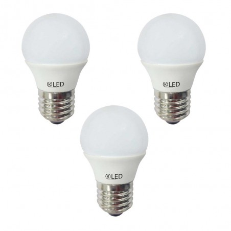 Pack 3 ampoules E27 chaude (5.2W)