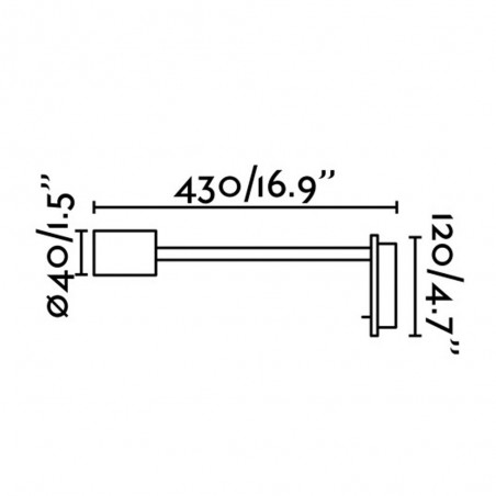Applique LED Leser (5W)