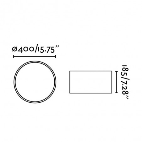 Plafonnier LED Seven (30W)