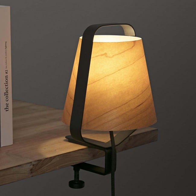 Lampe De Bureau PEPPER Avec Pince Noire – Puissance 400W, Voltage 230V – éclairage Réglable, Design Moderne