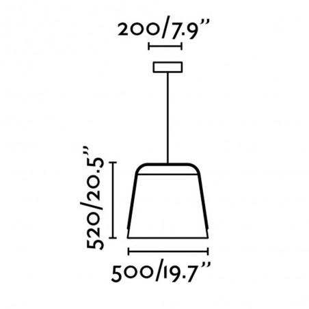 Lampe de plafond Stood