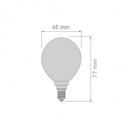 Bombilla LED Milky E14 (4.5W)