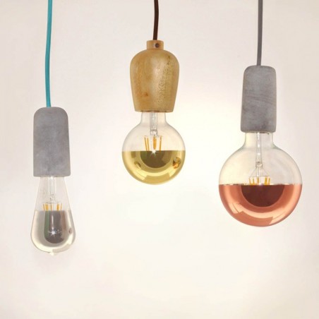 Bombilla LED Decorativa Globo Espejo Cobre (6W)