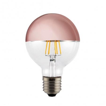 Bombilla LED Decorativa Globo Espejo Cobre (6W)