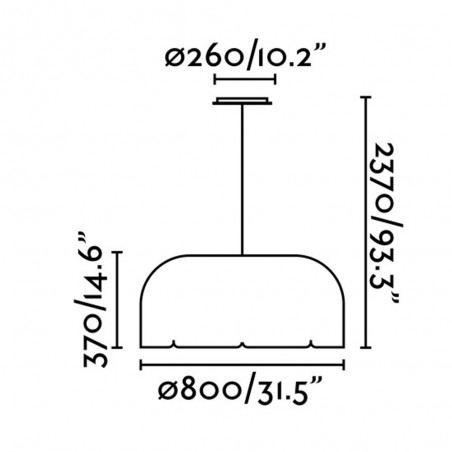 Lampe de plafond LED Mute (15W)